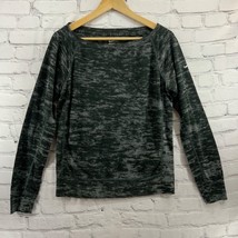 Nike Light Sweatshirt Womens Sz S Small Black Gray Heathered - £18.23 GBP
