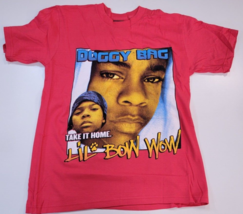 Vintage 2000s Red Lil Bow Wow Kids Shirt Youth Large Double Sided Rap Te... - $23.15