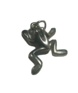 Frog Dangle Charm Sterling Silver .925 - £27.37 GBP