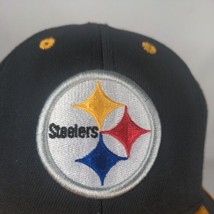 Pittsburgh Steelers Hat Adjustable Black NFL Apparel Reebok Embroidered ... - £14.38 GBP