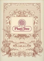 Plum Tree Restaurant Menu Brock Hotels Hawaii 1981 - £14.79 GBP