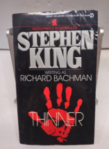 Stephen King as Richard Bachman Paperback Novel Thinner 1985 1st Signet ... - £4.66 GBP