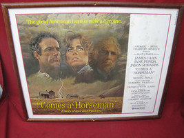 FRAMED ORIGINAL COMES A HORSEMAN 1978 MOVIE LOBBY POSTER - $59.39