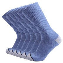 EnerWear 6 Pack Men&#39;s Socks Size 10-13 Shoe size 6-12 Cotton Moisture Wicking - £29.98 GBP