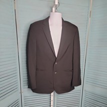 Kenneth Cole New York 2 Button Blazer Suit Jacket ~ Sz 40 ~ Black ~ Lined - £40.91 GBP