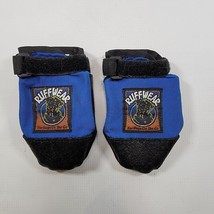 Ruffwear Pair (2) Dog Shoes Size Large Blue Outdoor Water Resistant - £10.98 GBP