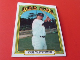 1972 Topps # 37 Carl Yastrzemski Red Sox Nm / Mint Or Better !! - £117.60 GBP