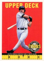 1998 Upper Deck Tape Measure Titans Vinny Castilla 27 Rockies - £1.17 GBP