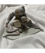 Paul Sebastian Figurine CLOSING SCENE Harlequin Clown &amp; Ballerina Porcelain - $25.21