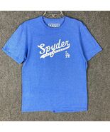 Spyder T-Shirt Men&#39;s Large Short Sleeve 100% Cotton Adults Casual L - $10.99