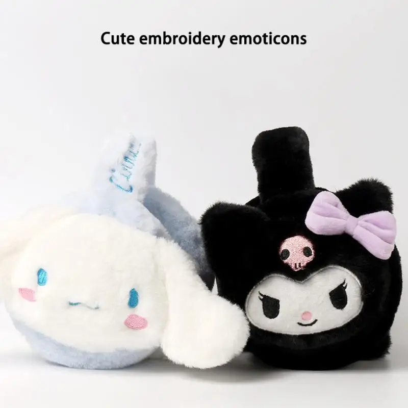 Kawaii Sanrio Earmuffs My Melody Hello Kitty Kuromi Cartoon Cute Keep Warm - £18.73 GBP