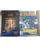 STAR WARS Magazines EPISODE 1 CHROME COVER W/ PROMO CARDS &amp; Insider SIMP... - £22.06 GBP