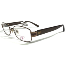 Diane von Furstenberg Brille Rahmen DVF8040 201 Brown Rund Oval 52-16-135 - $49.18