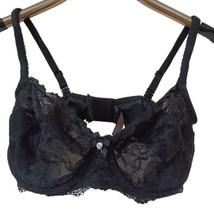 Underwire Bra Black Lace  Victoria&#39;s Secret Size 36DDD - £12.62 GBP