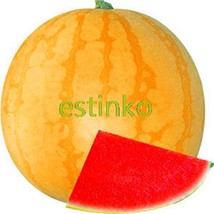 Goodidea Heirloom &#39;Huang Pi Qiu&#39; Yellow Skin Red Seedless Watermelon Seeds 13% S - £4.99 GBP