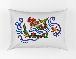 Mermaid Painting Kit Pillowcase - £21.84 GBP