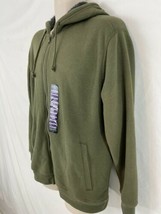 ️Smiths Workwear Mens M Olive Sherpa Bonded Thermal Knit Hooded Jacket - $34.75