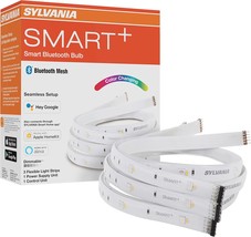 Sylvania Smart (3) 2Ft Bluetooth Mesh Indoor Led Flex Light Strip Starte... - $34.99