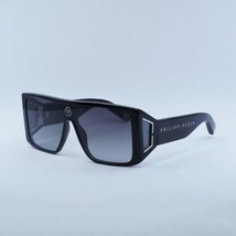 Philipp Plein SPP014V 0700 Shiny Black / Grey Gradient 99-- Sunglasses New Au... - £266.05 GBP