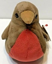 Ty Beanie Baby Early The Red Robin Bird 1997 Retired Plush - £8.35 GBP