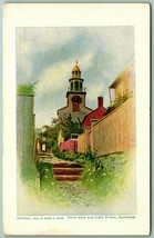 Stone Alley South Tower Nantucket MA Massachusetts UNP Unused DB Postcard G1 - £5.69 GBP