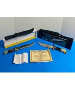 Two Estate Sale Zachary Crockett Signature Series Hunting Knife Brand Ea... - £87.57 GBP