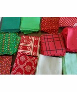 100+ Vintage ~ 50&#39;s &amp; 60&#39;s Material ~ 4&quot; x 4&quot; Cloth Squares ~ Fabric Pieces - $37.40