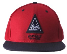 Asphalt Yacht Club Mens Triangle Eye Snapback Baseball Hat Cap NWT - $37.16