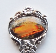 Collector Souvenir Spoon Canada Ontario Niagara Falls Celest Silver Plated - £5.58 GBP