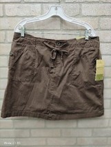 Sonoma NWT Size 16 Skort Skirt Shorts Life Style Women&#39;s Tan/Khaki drawstring  - £16.59 GBP