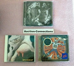 AEROSMITH - Ultimate Hits &amp; Nine 9 Lives &amp; Get a Grip - 4 CD LOT Set - Best of - £10.79 GBP