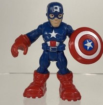 Playskool Marvel Super Heroes Action Figure - Avengers Captain America (A) - £3.90 GBP
