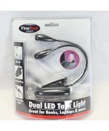 Dual Led Task Light Clip-on Laptops Books Desk freestanding Fine Tool NEW - $180.20 MXN