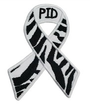 Primary Immune Deficiency PID Awareness Ribbon Embroidered Iron On Patch Gifts - £6.42 GBP