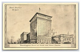 Hotel Statler St Louis Missouri MO WB Postcard V18 - £2.39 GBP