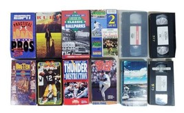 VHS Video Tapes Lot of 13 Sports Fan Enthusiasts Movies Shows Basketball Footbal - £22.20 GBP