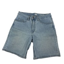 Lee Riders Womens Midrise Denim Shorts 10M Cotton Blend Blue Casual Summ... - $15.28