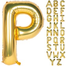 Letter Balloons 40 Inch Giant Jumbo Helium Foil Mylar For Party Decorations Gold - £11.98 GBP