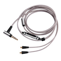 New!! Silver Plated Audio Cable With mic For DUNU TITAN 3 TITAN 5 headphones - £15.78 GBP+