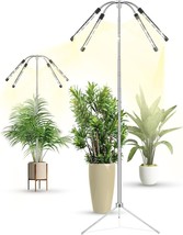 Grow Lights for Indoor Plants Full Spectrum with Detachable Tripod Stand, 10-55&quot; - £14.00 GBP