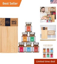 Celebrate with BBQ Rub Gift Set - Includes 6 Unique Flavors for Grilling - $60.00