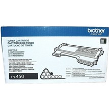 Genuine OEM Brother TN 450 High Yield Mono Laser Toner Cartridge 2,600 Pages - £55.07 GBP