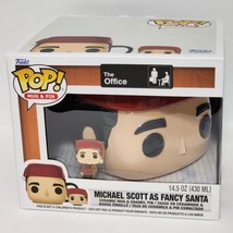 Funko Pop! The Office Michael Scott as Fancy Santa Mug w/ Pin Walmart Ex... - £23.65 GBP