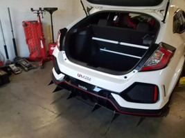 For 2017-2021 Honda Civic Type R FK8 2.0T 2WD Rear Tower Strut Bar + FAS... - $215.00