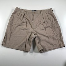 Polo Ralph Lauren Shorts Mens 42 Brown Beige Pleated Cotton Tyler Short ... - £18.74 GBP