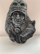 Latex Mould Of This Native American Indian Wolf/Owl... - £24.33 GBP