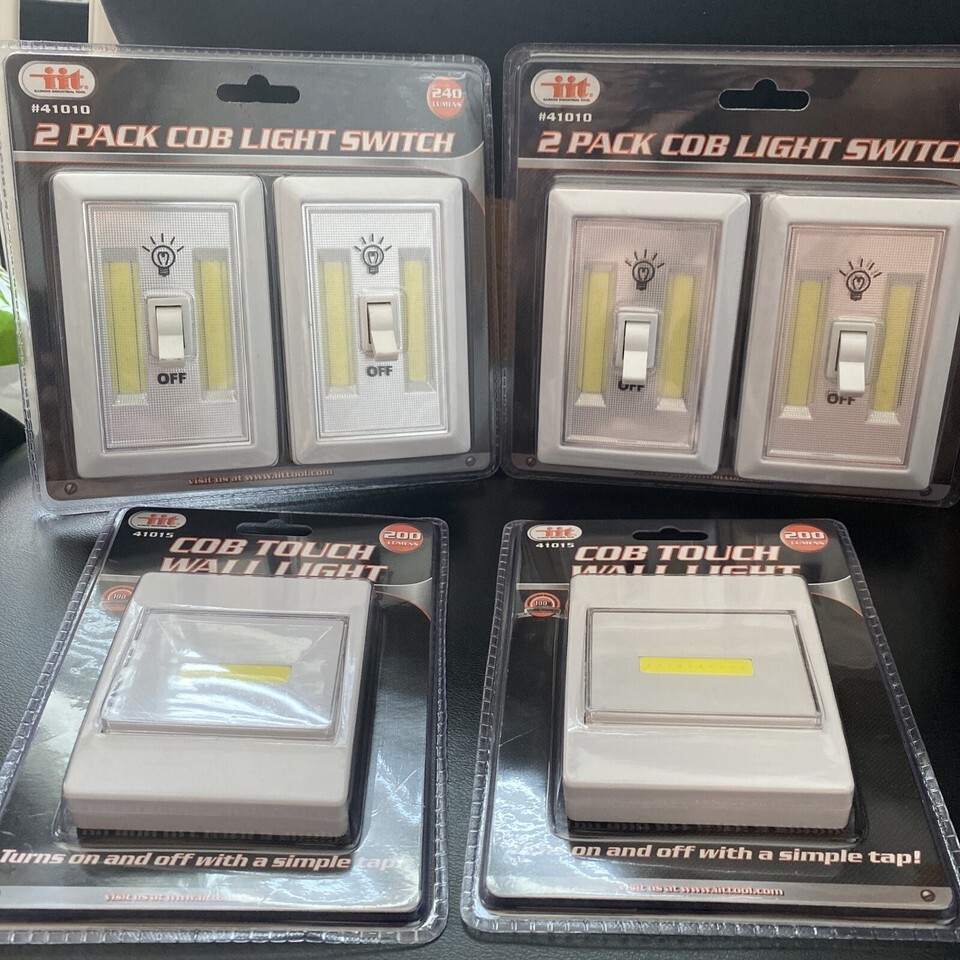 Bundle 6 Battery Operated LED Night Lights COB Cordless Light Switch Under - $44.09 Bundle 6 Battery Operated LED Night Lights COB Cordless Light Switch Under - $44.09