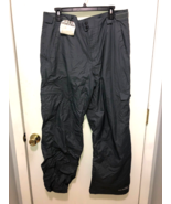 Columbia Mens Snow Gun Pants Large Gray Adjustable Waist Waterproof Insu... - $618.20 MXN
