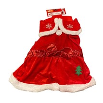 Holiday Time Pet Apparel Christmas Dress Large Dog Costume Red - £3.76 GBP