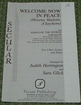 Welcome Now In Peace, (Hevenu Shalom A’leychem) 1993 Sheet Music - Folk Song - £5.42 GBP